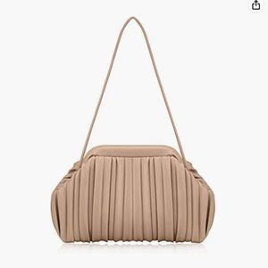 Nude Crossbody Clutch